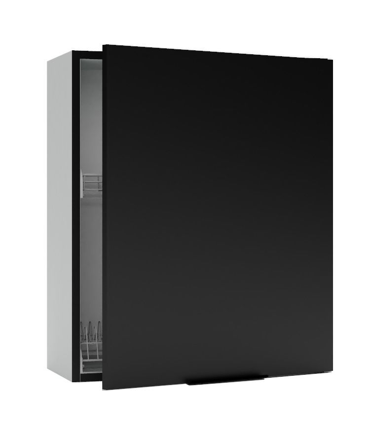 Viršutinė spintelė 60 cm su džiovykle Mina W60SU ALU P/L