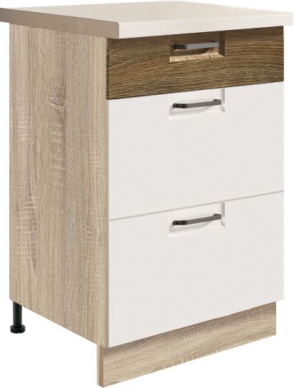 Apatinė spintelė 50 cm su stalčiais Favorit Ribbeck FR-9D