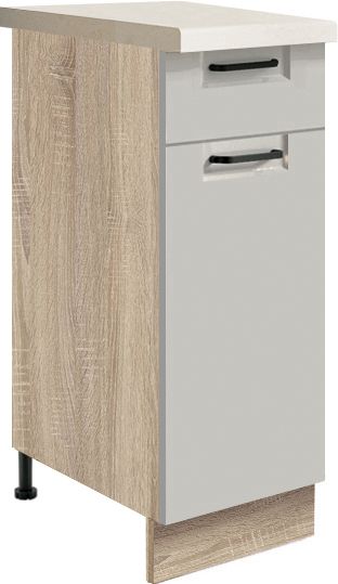 30 cm apatinė spintelė su stalčiumi Favorit Latte FL-1D