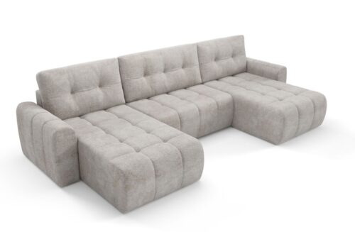 Fondi U ištraukiama kampinė sofa