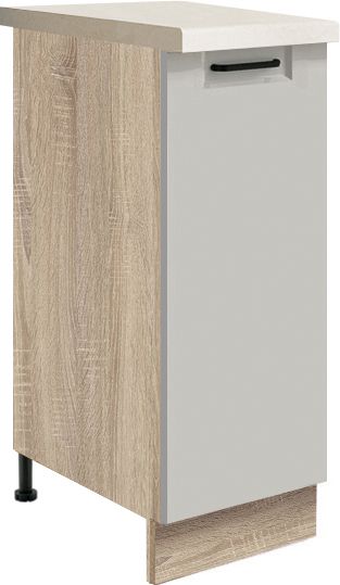 30 cm apatinė spintelė su krovininiu krepšiu Favorit Latte FL-26D