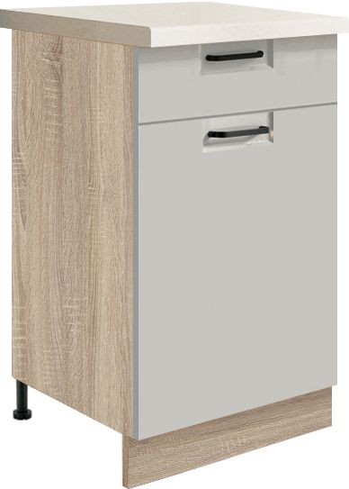 Apatinė spintelė 45 cm su stalčiumi Favorit Latte FL-3D