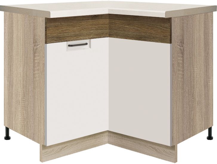 Apatinė kampinė spintelė 90/90 cm Favorit Ribbeck FR-16D