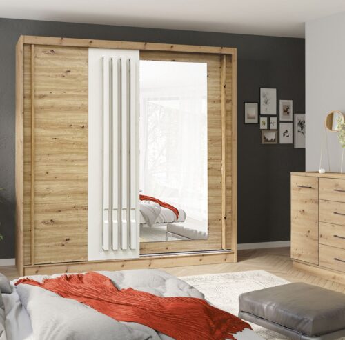 Kašmyro stumdoma spinta su veidrodžiu Avantgarde AV6-200 cm