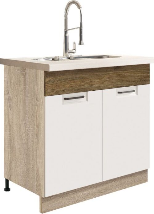 80 cm apatinė spintelė Favorit Ribbeck FR-12D kriauklei