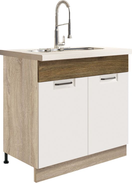 80 cm apatinė spintelė Favorit Ribbeck FR-12D kriauklei