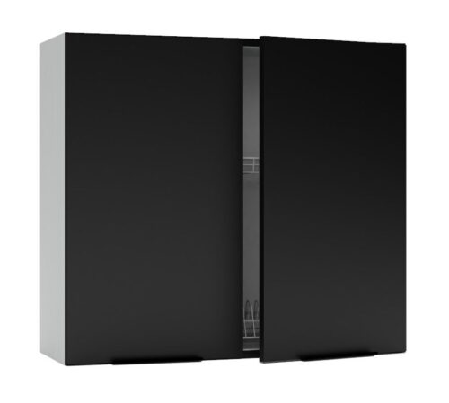 Viršutinė spintelė 80 cm su džiovykle Mina W80SU ALU