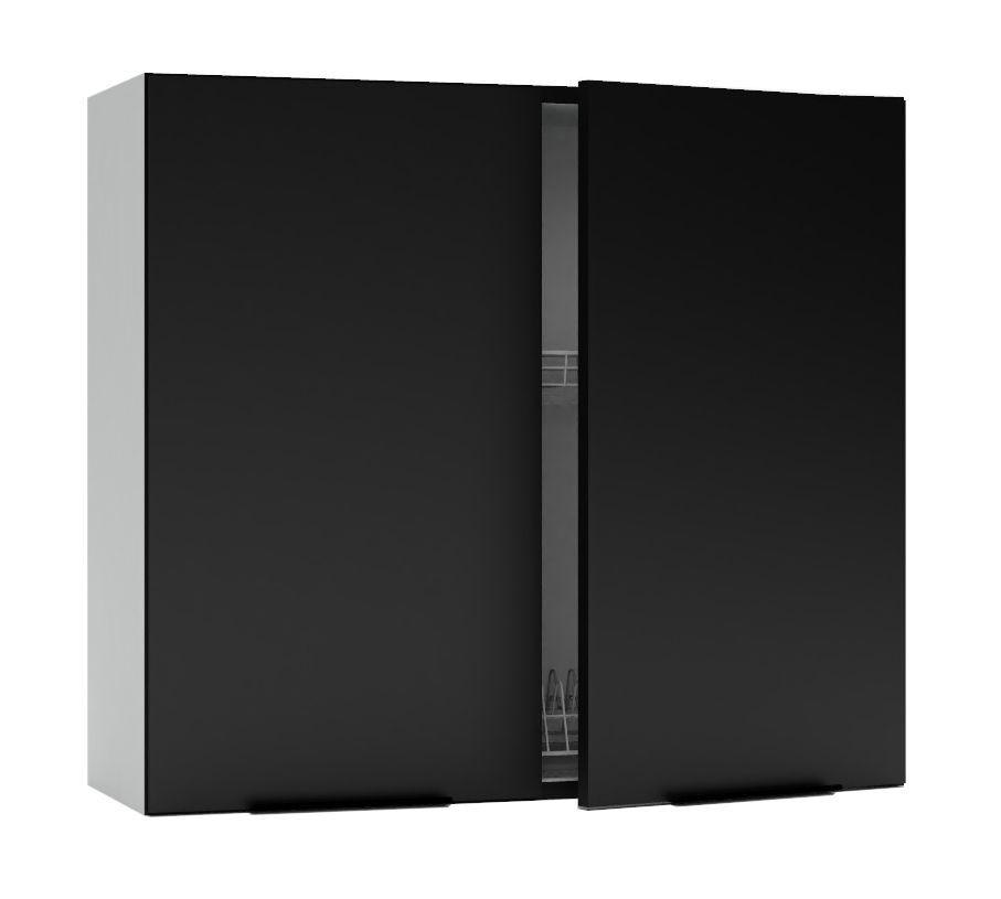 Viršutinė spintelė 80 cm su džiovykle Mina W80SU ALU