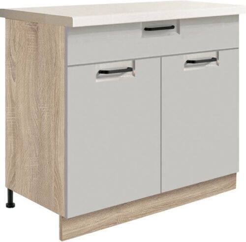 Apatinė spintelė 90 cm su stalčiumi Favorit Latte FL-7D