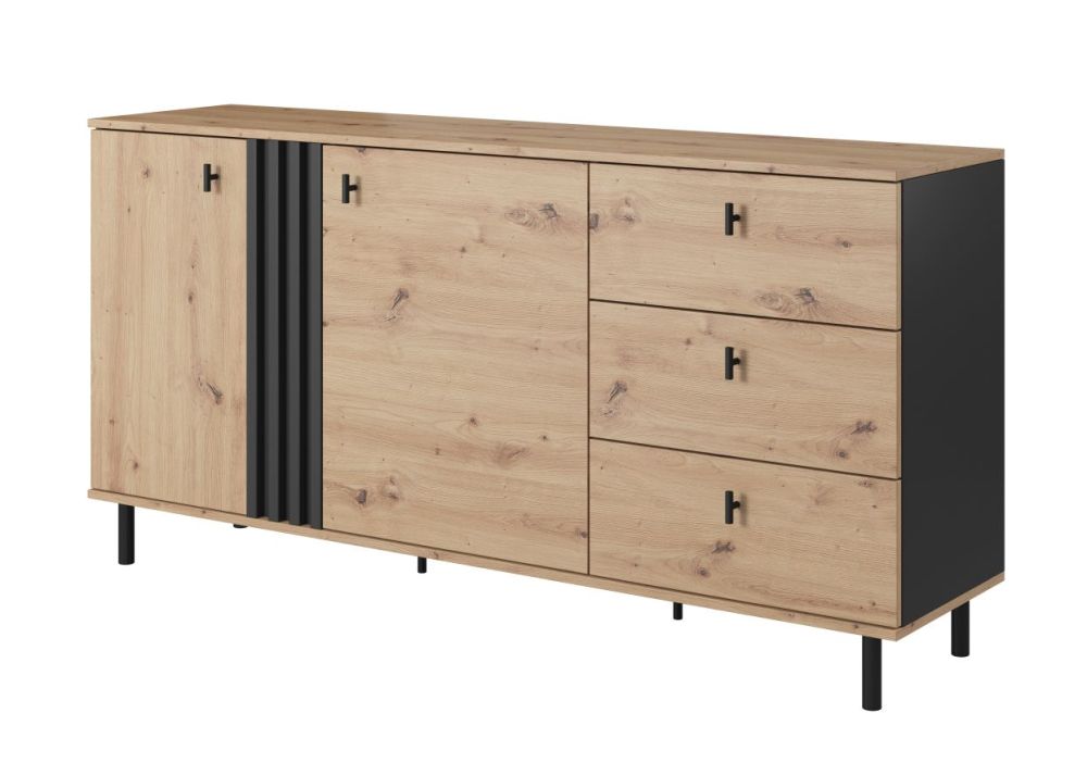 2D3S Madis komoda su stalčiais