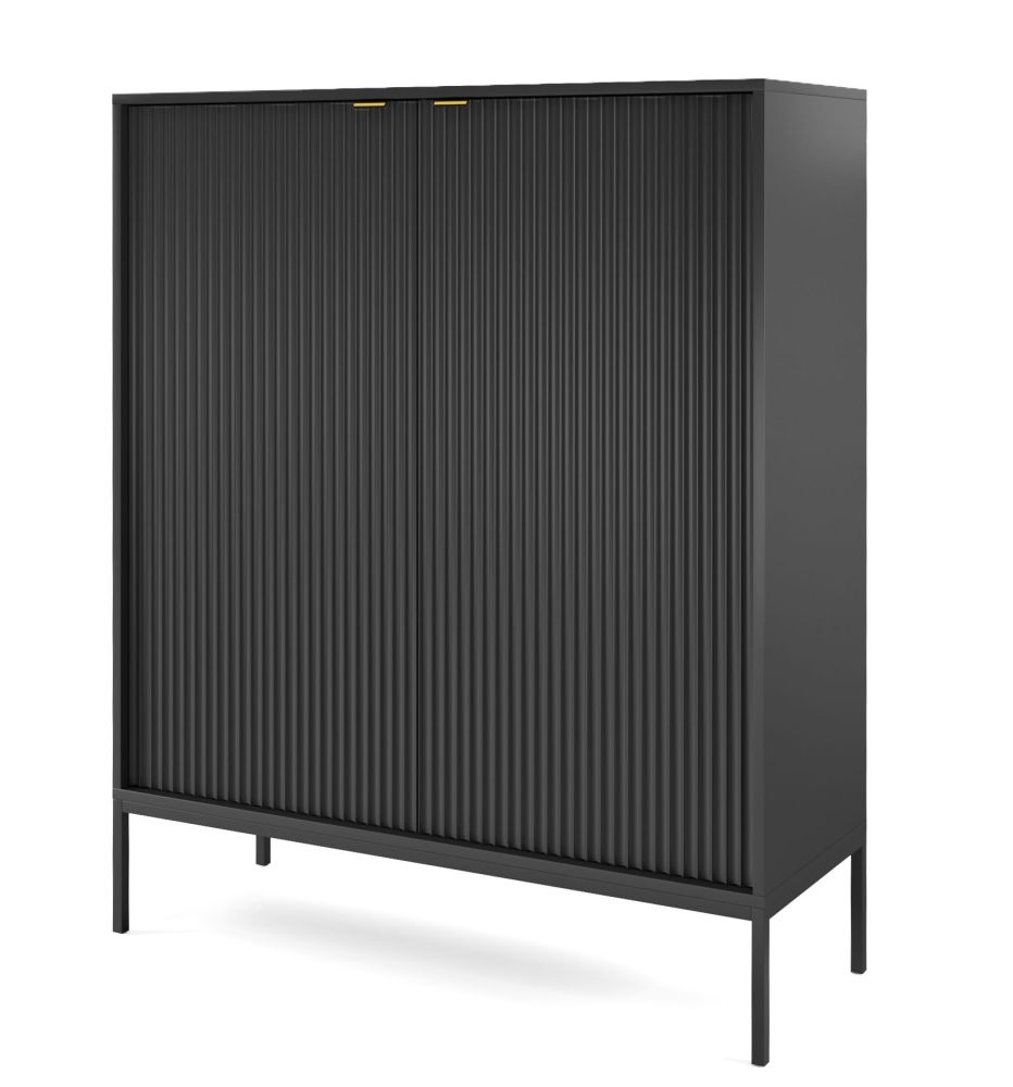 Nova K-104 juoda komoda