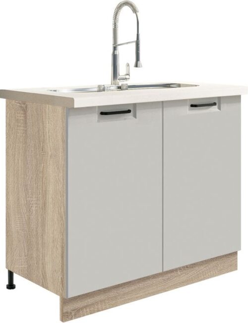 90 cm apatinė spintelė Favorit Latte FL-13D kriauklei