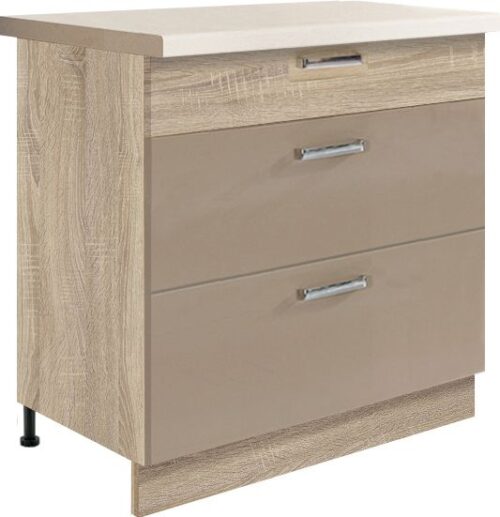 80 cm apatinė spintelė su stalčiais Premio PRE-22D