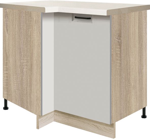 Apatinė kampinė spintelė 100/70 cm Favorit Latte FL-14DP