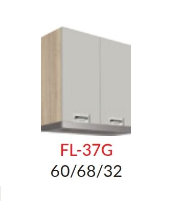 Viršutinė spintelė 60 cm, skirta „Favorit Latte FL-37G“ gartraukiui