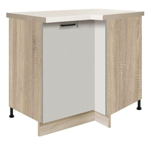 Apatinė kampinė spintelė 100/70 cm Favorit Latte FL-15DL