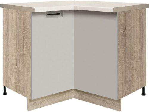 Apatinė kampinė spintelė 90/90 cm Favorit Latte FL-16D