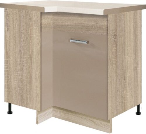 Apatinė kampinė spintelė 100/70 cm Premio PRE-14D dešininė