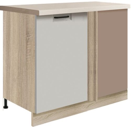 Apatinė kampinė spintelė 110/60 cm Favorit Latte FL-24DL