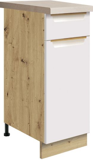 Glamour GLA-1D apatinė spintelė su stalčiumi 30 cm