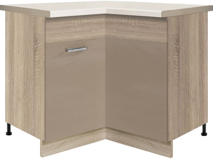 Apatinė kampinė spintelė 90/90 cm Premio PRE-16D