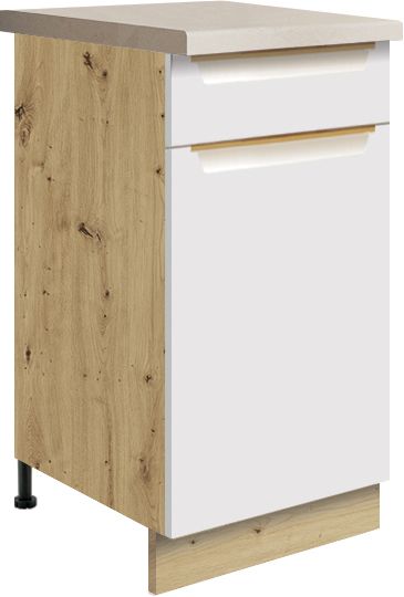 Glamour GLA-2D apatinė spintelė su stalčiumi 40 cm