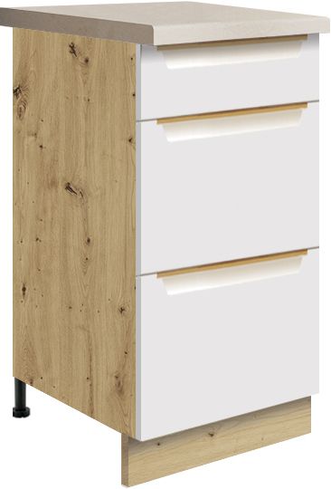 Apatinė spintelė su stalčiais 40 cm Glamour GLA-8D