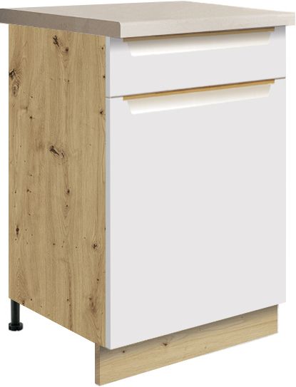 Glamour GLA-4D apatinė spintelė su stalčiumi 50 cm