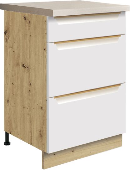 Apatinė spintelė su stalčiais 50 cm Glamour GLA-9D