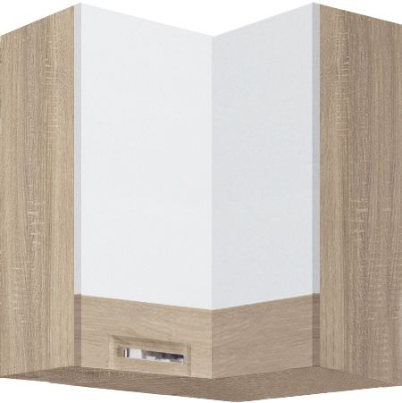 Viršutinė spintelė 60/60 cm kampinė Premio PRE-54G