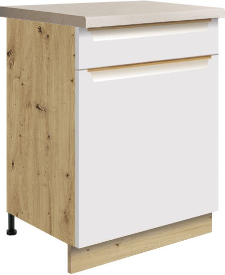 Apatinė spintelė su stalčiumi 60 cm Glamour GLA-5D