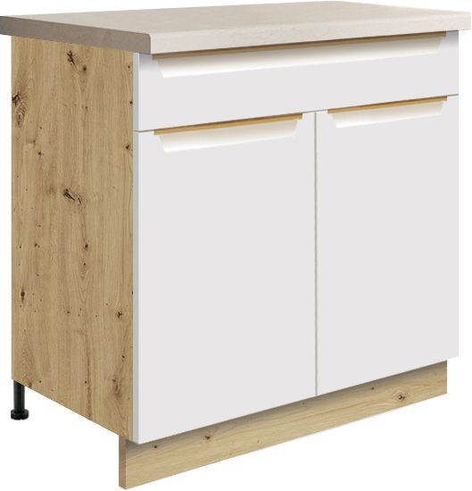 Apatinė spintelė su stalčiumi 80 cm Glamour GLA-6D