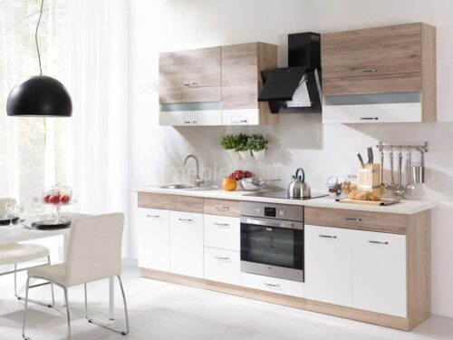 Econo virtuvės komplektas C 260 cm be stalviršio