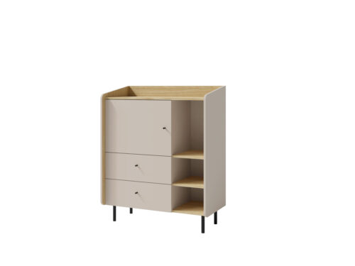 ALESSIO System 9 smėlio spalvos V + alyvuotas ąžuolas