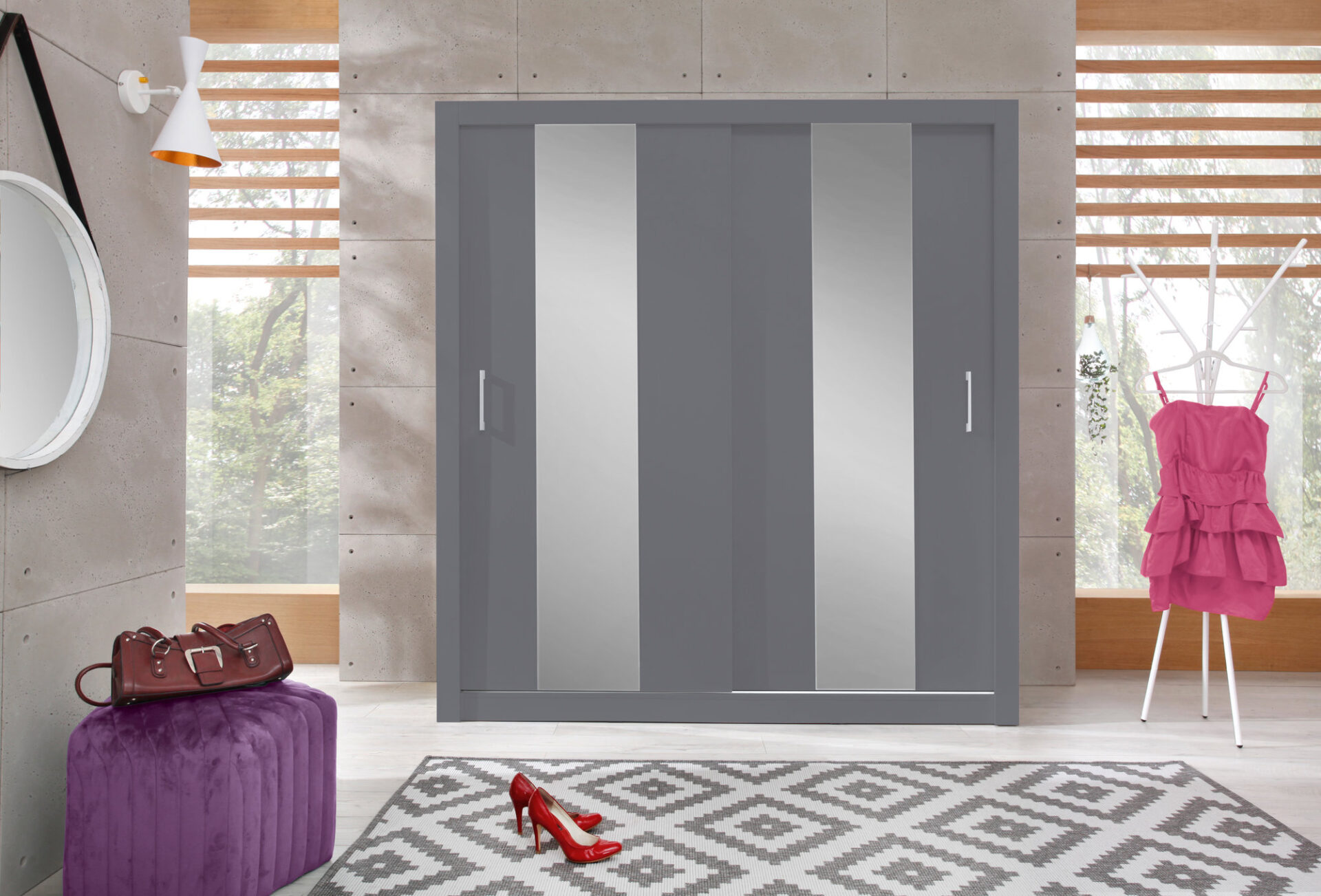 Spinta DUCA II 200 antracito spalvos