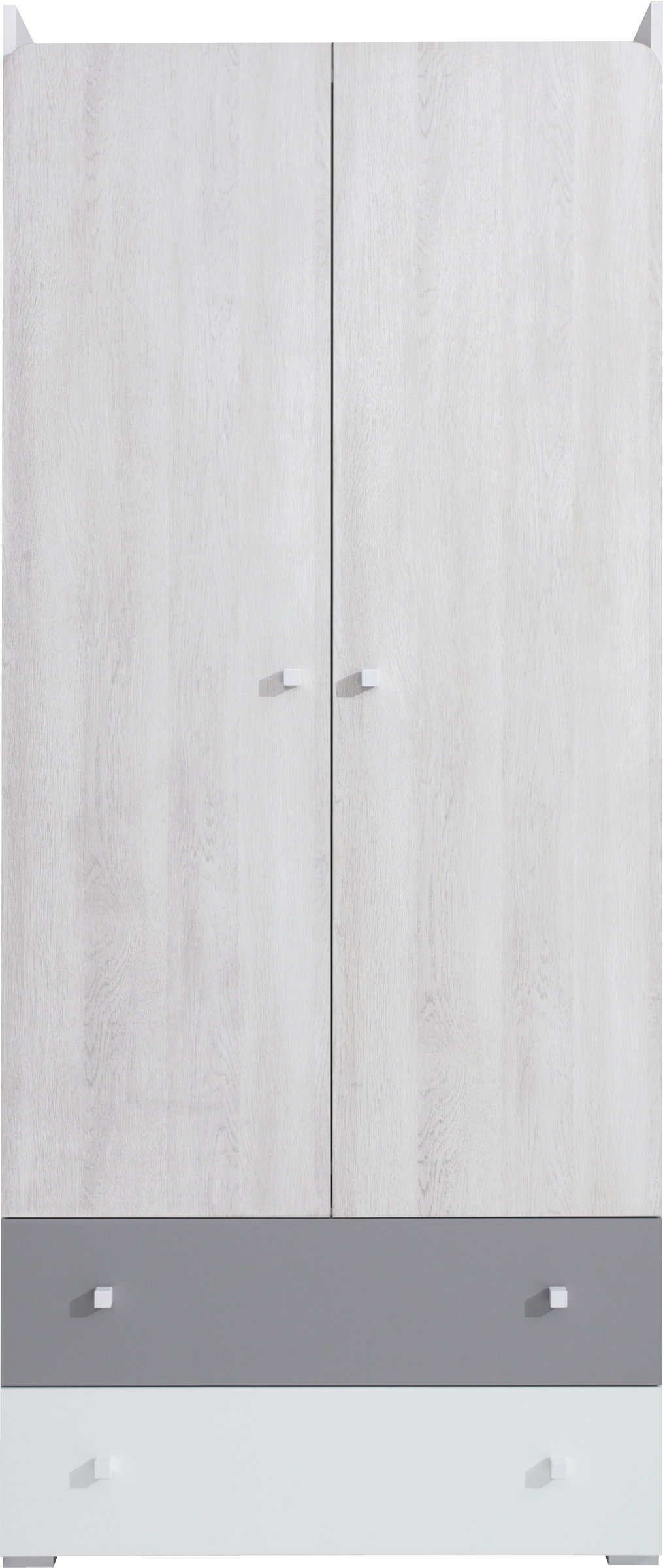 COMO sistema 3 balta prabanga + Wilton ąžuolas baltas + pilkas