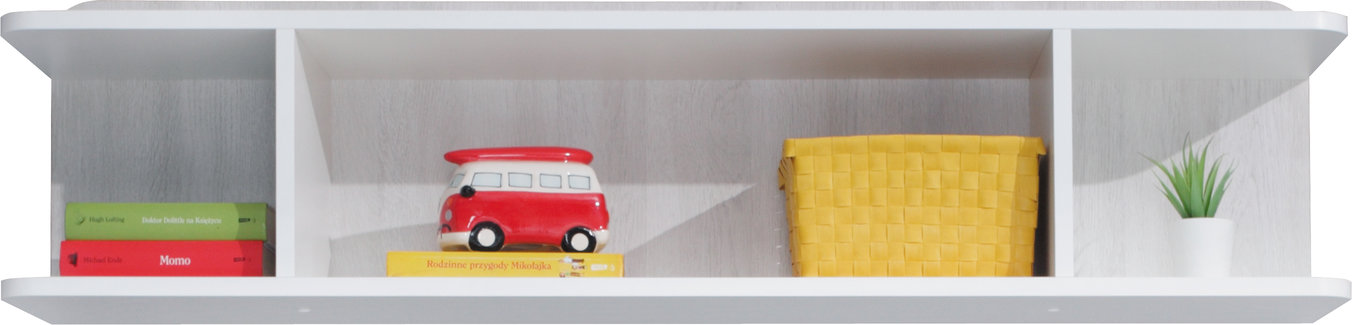 COMO sistema 11 balta prabanga + Wilton ąžuolas baltas + pilkas