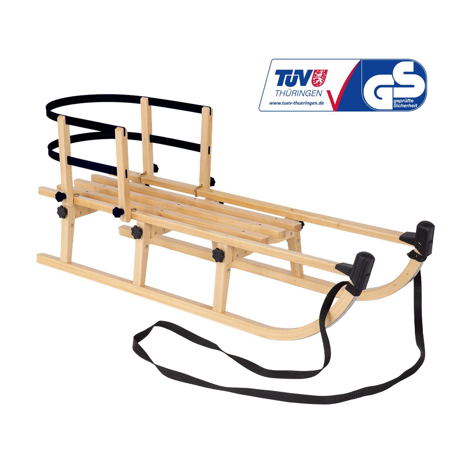 Sulankstomos rogės AD424/D110/AD303CZARN Komplektas su atlošu, juodas natūralus bukas