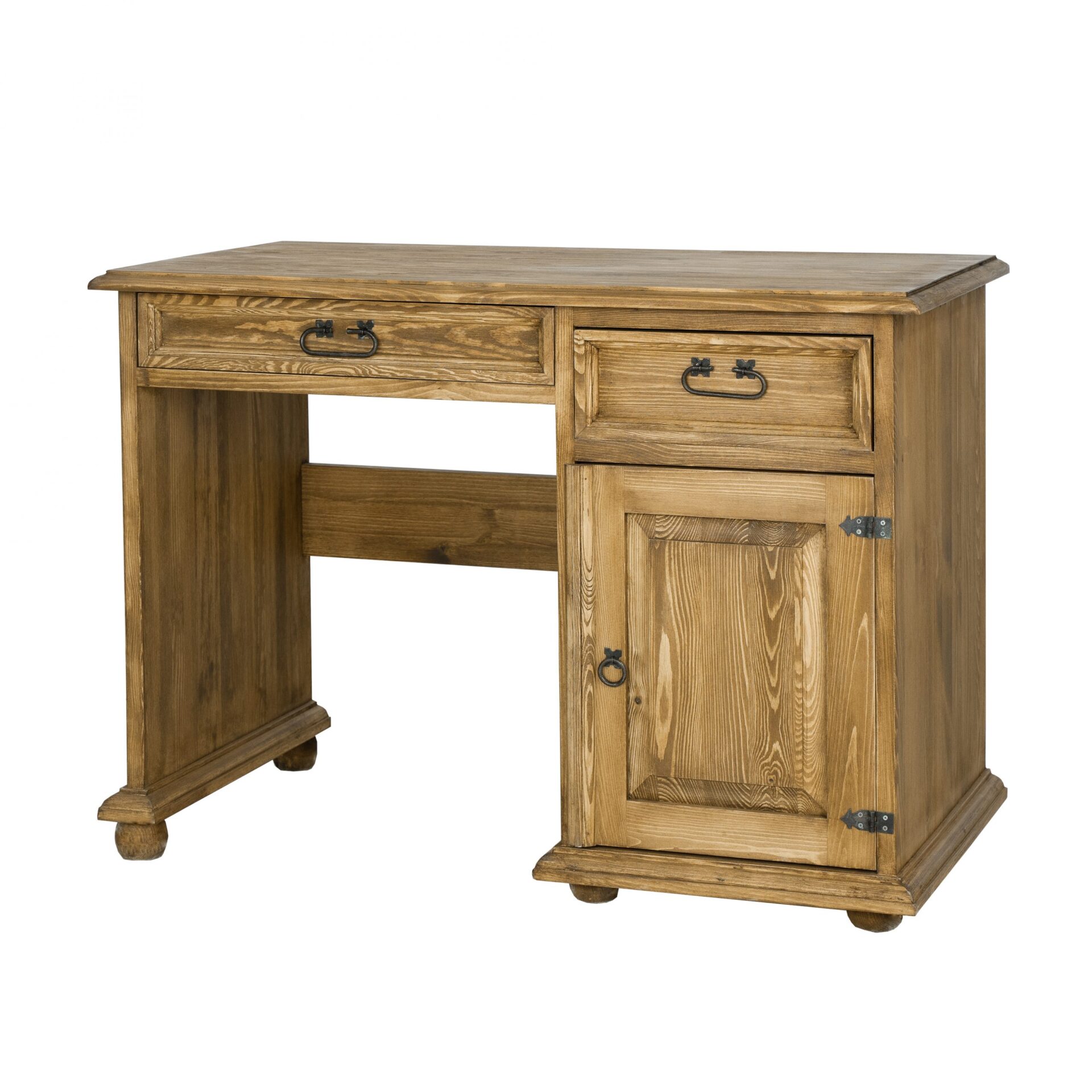 Pušinis stalas RUSTIKAL BR701, skaidraus vaško imitacija - Paveikslėlis 4