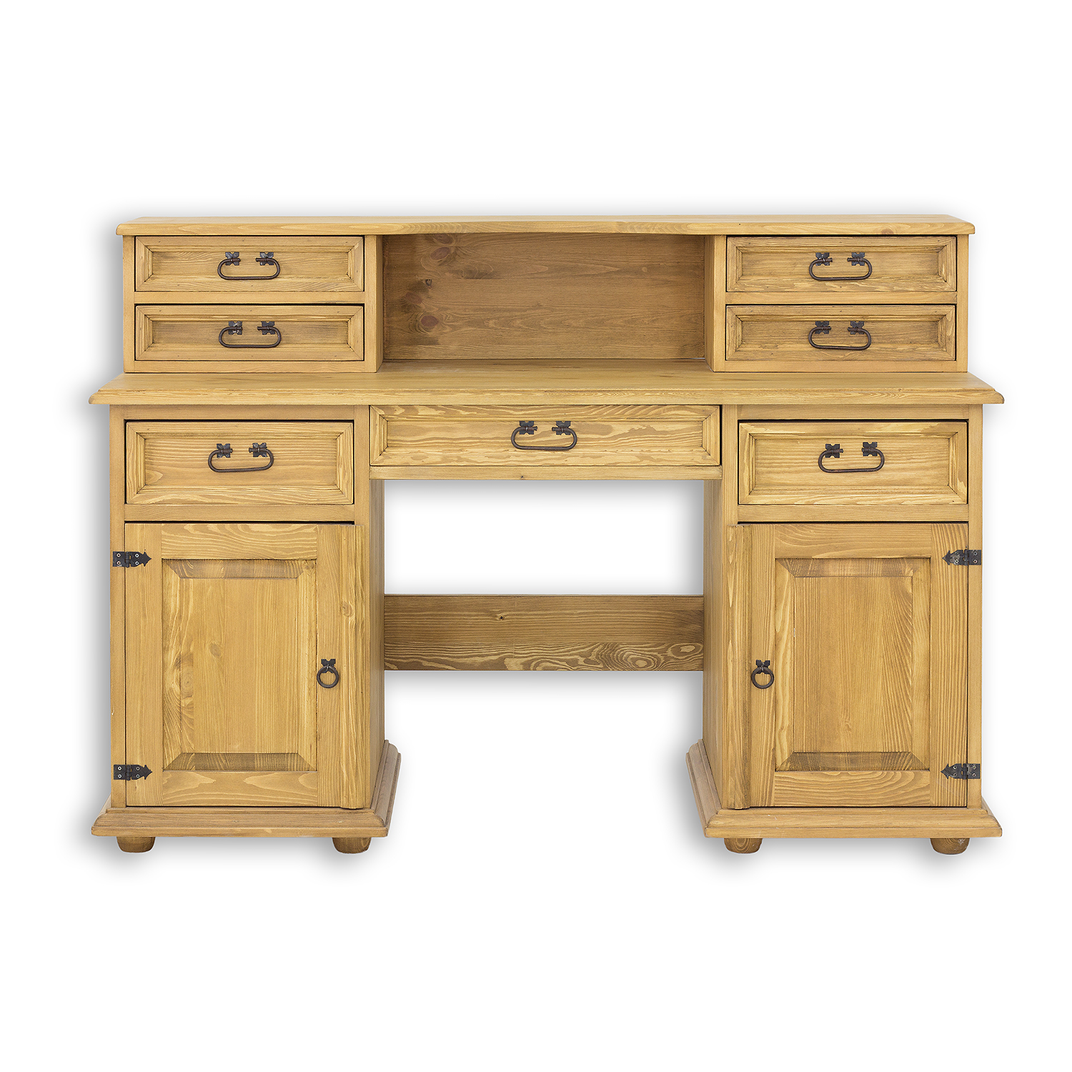 Pušinis stalas RUSTIKAL BR704, skaidraus vaško imitacija - Paveikslėlis 2