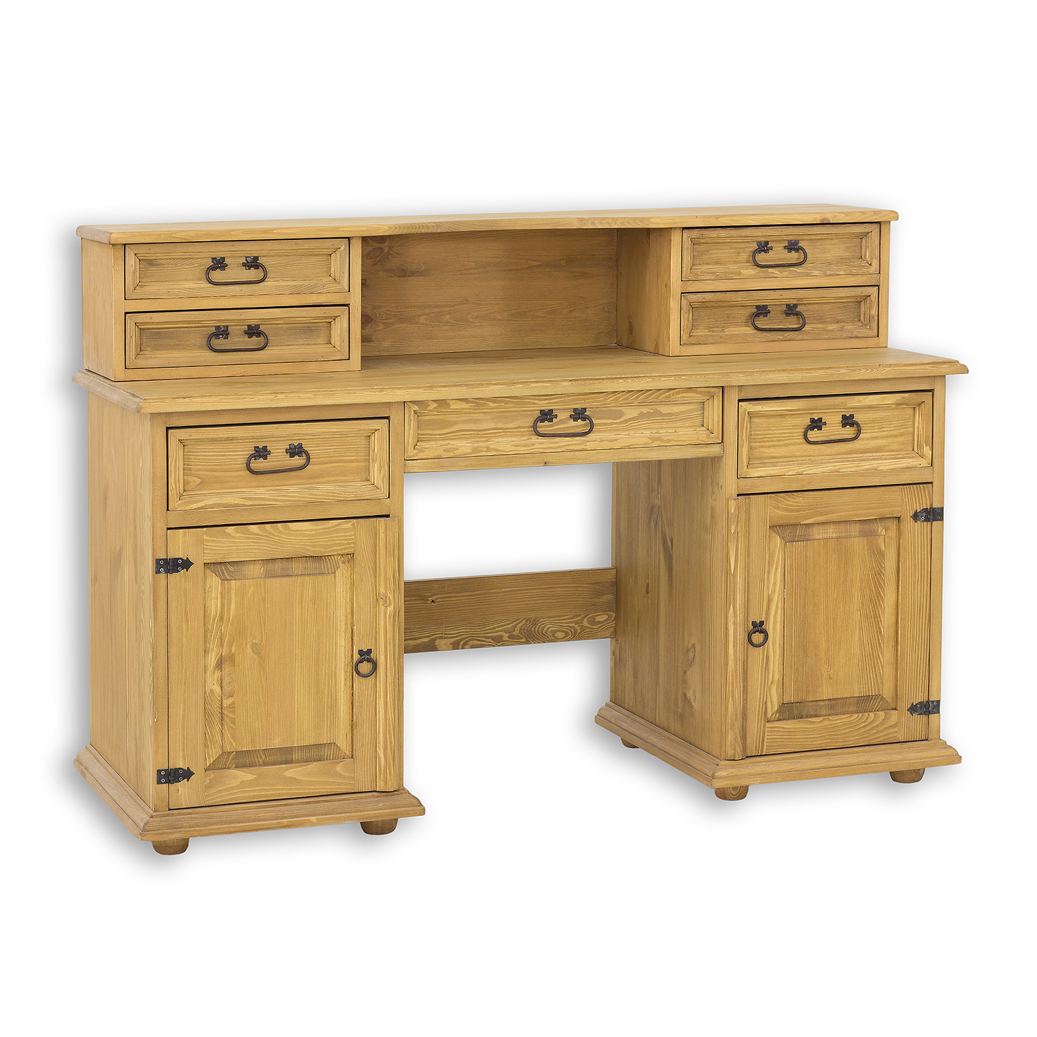 Pušinis stalas RUSTIKAL BR704, skaidraus vaško imitacija - Paveikslėlis 3