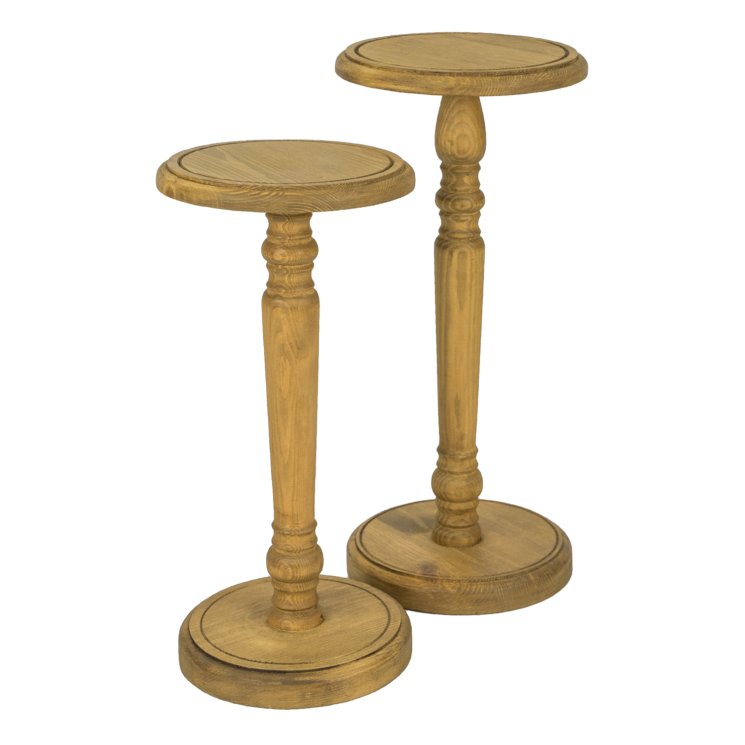 Medinis gėlių stovas RUSTIKAL GD703 pušis bespalvis vaškas