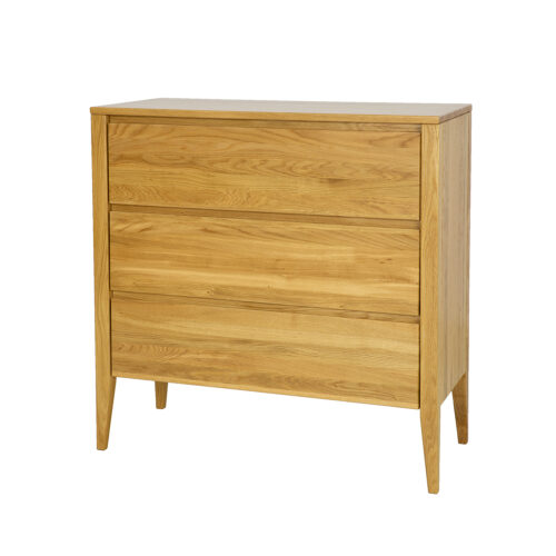 RETRO ąžuolinė komoda KD337 kakavos spalvos ąžuolas