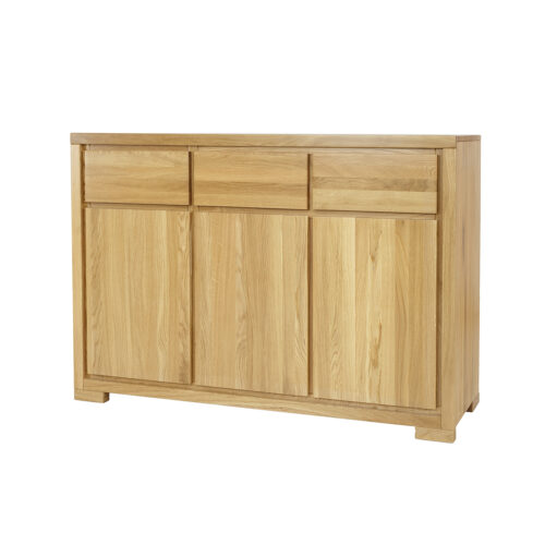 Ąžuolinė komoda CLASSIC KD352 kakavos ąžuolas