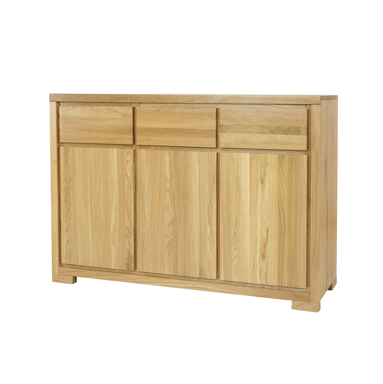 Ąžuolinė komoda CLASSIC KD352 natūralaus ąžuolo spalvos