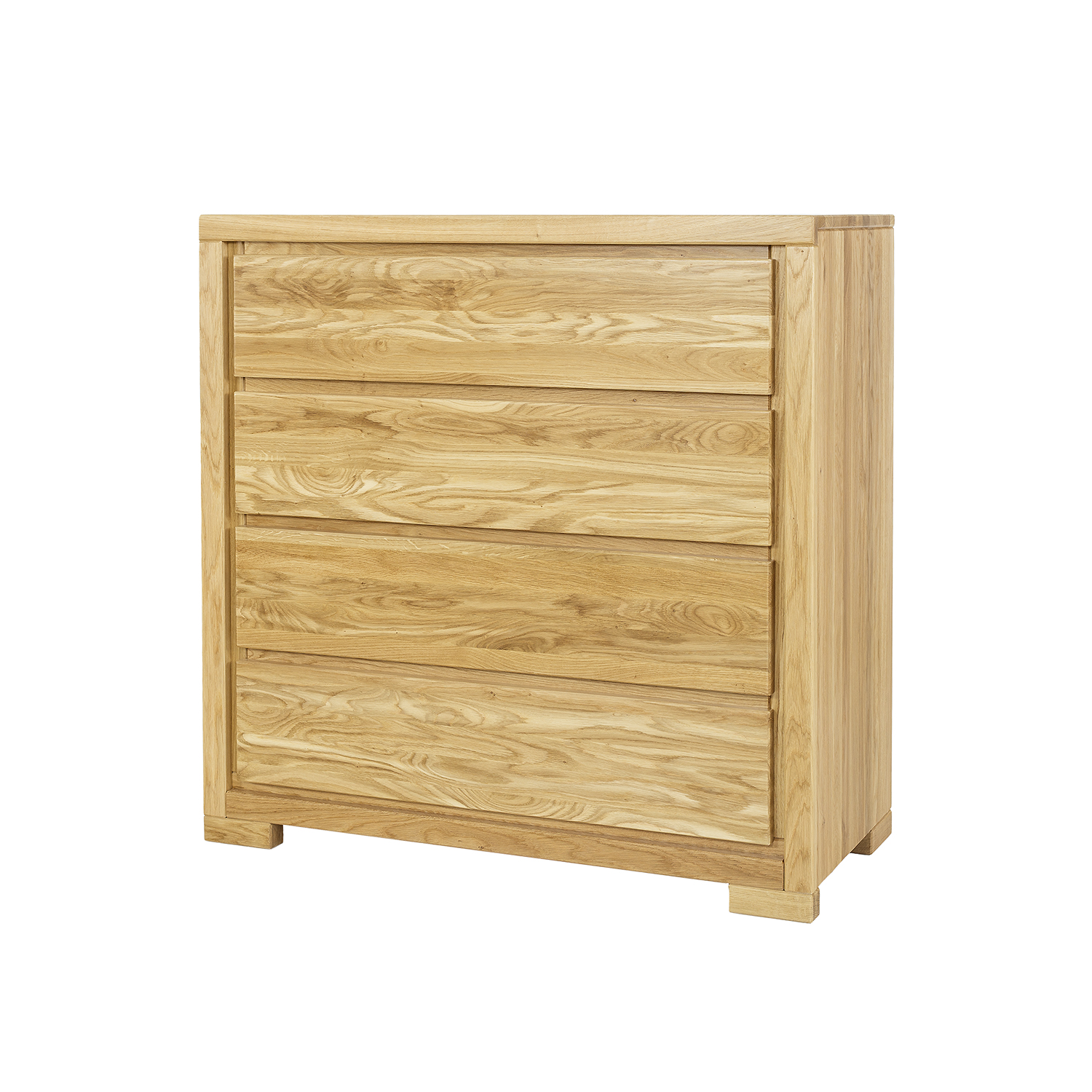 Ąžuolinė komoda CLASSIC KD353 natūralaus ąžuolo spalvos