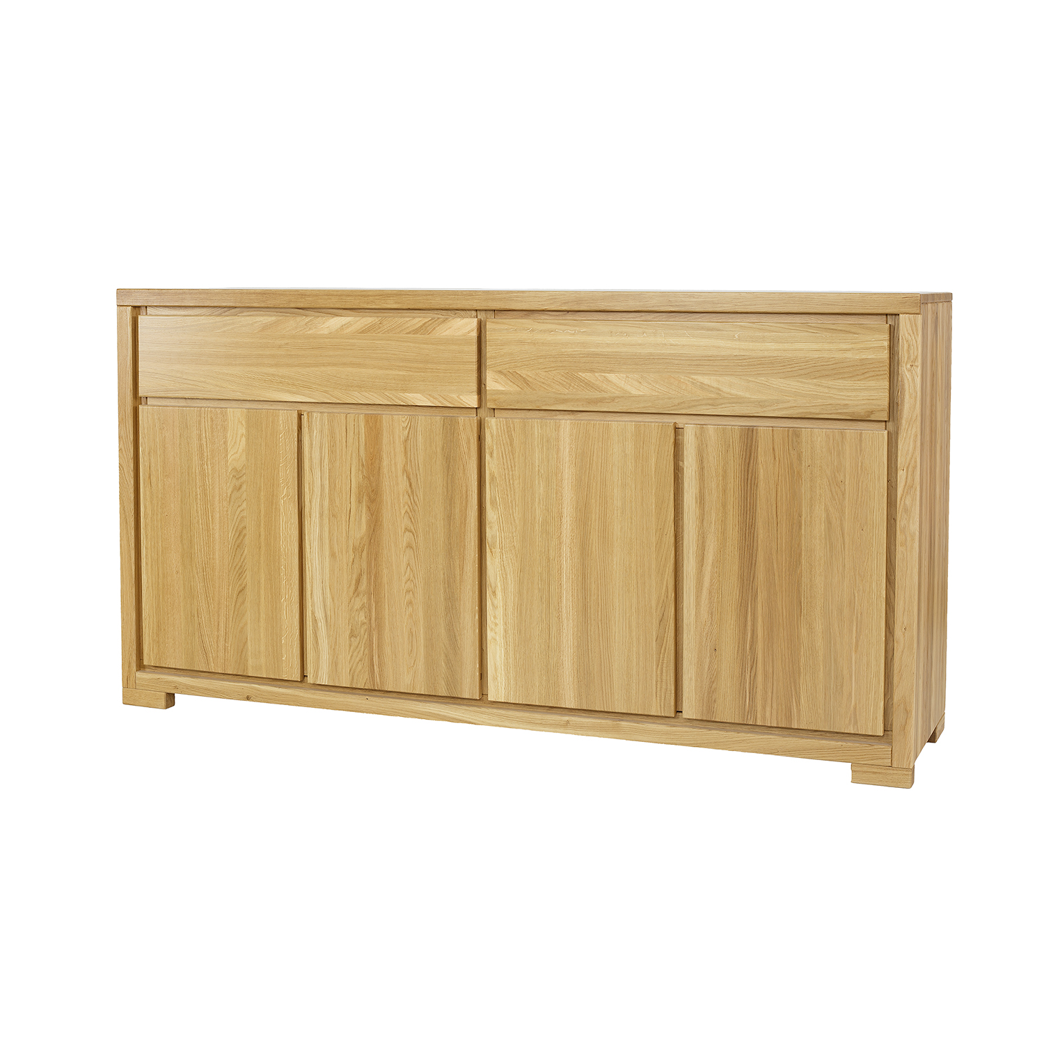 Ąžuolinė komoda CLASSIC KD357 tamsaus ąžuolo spalvos