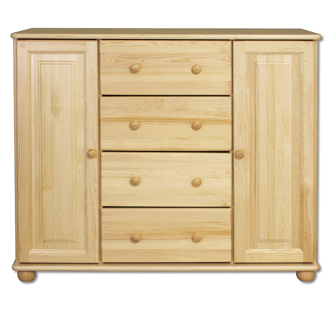 CORSICA KD117 pušies komoda, pušies riešutmedis