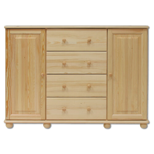 CORSICA KD120 pušies komoda, natūrali pušis