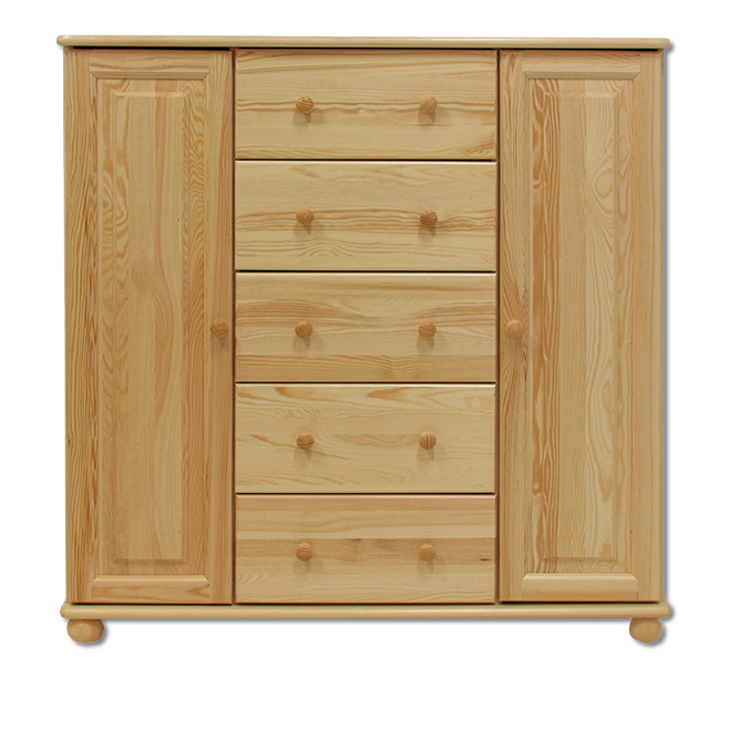 CORSICA KD125 pušies komoda, pušis ir ąžuolas